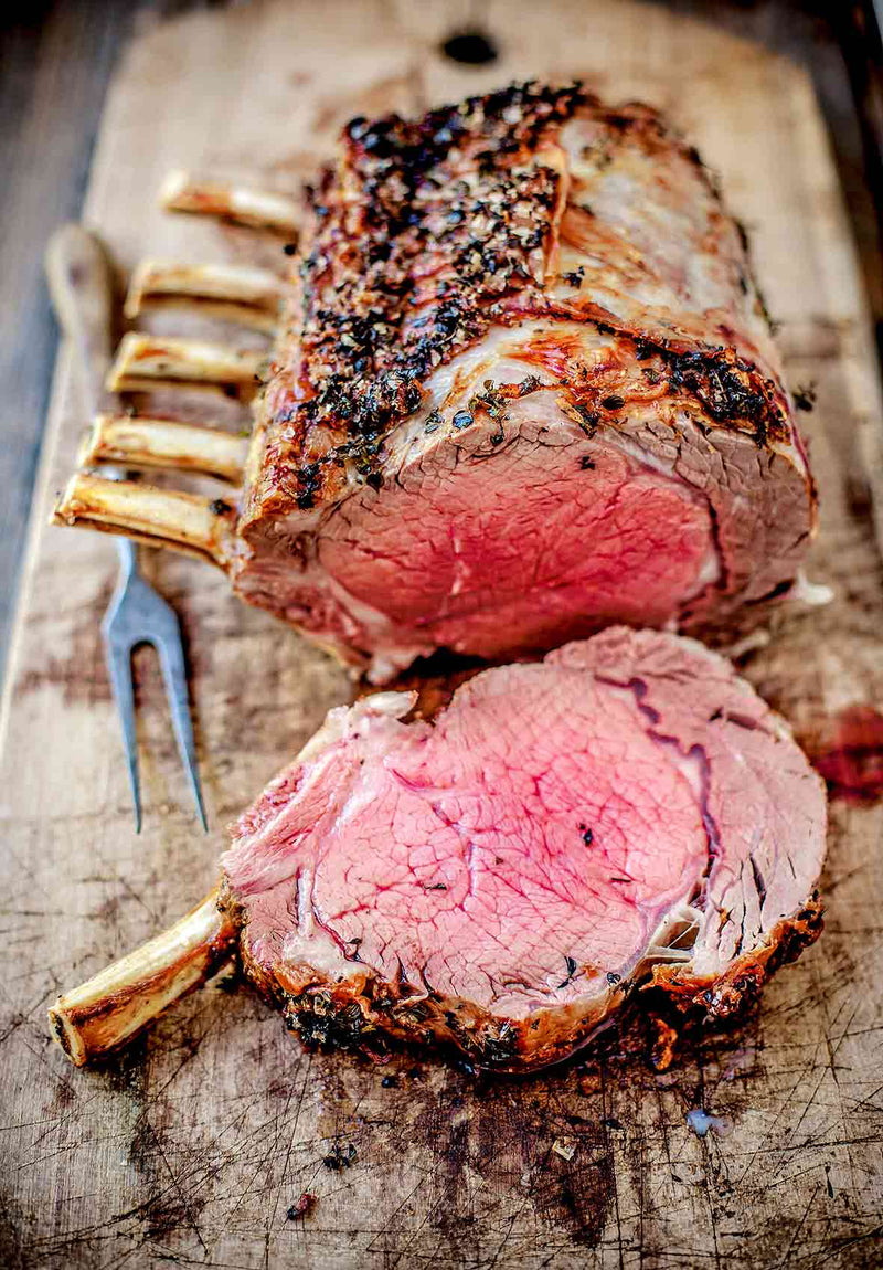 Standing Rib Roast "Frenched" Ready to Roast! (Uncooked) **Price is Deposit Only**** PLEASE SELECT SIZE OF ROAST IN DROP DOWN LIST*** $38.99/LB